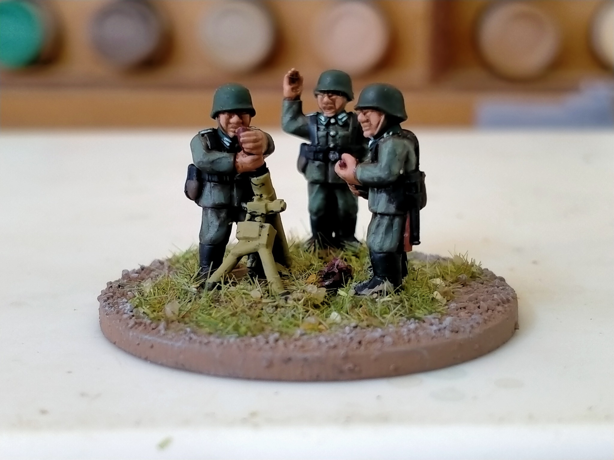 German WW2 50 & 80mm Mortars & Crews (1939-43) in Jackboots WWII-DE-5